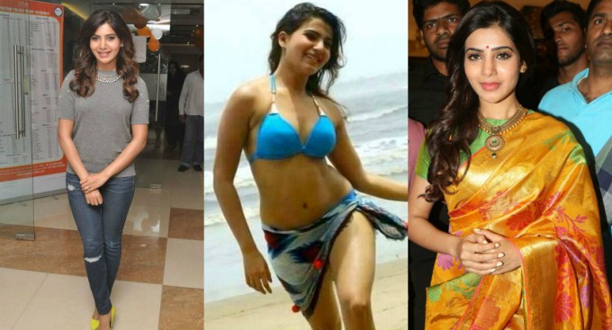 South Indian Actresses In Jeans, Bikini & Saree