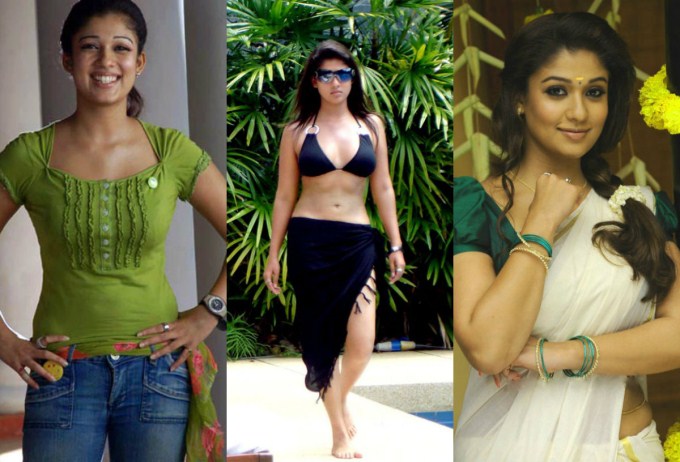 South Indian Actresses In Jeans, Bikini & Saree