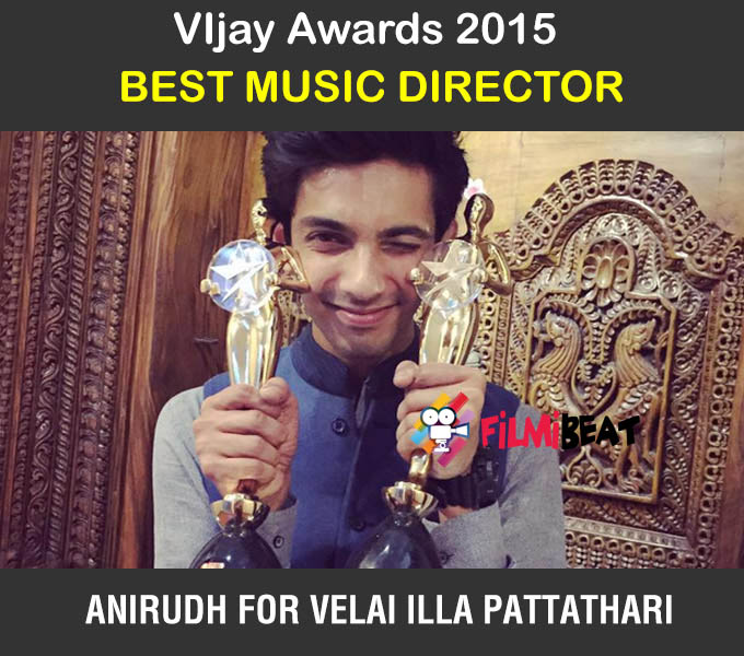Winner List Of 9th Vijay Awards 2015