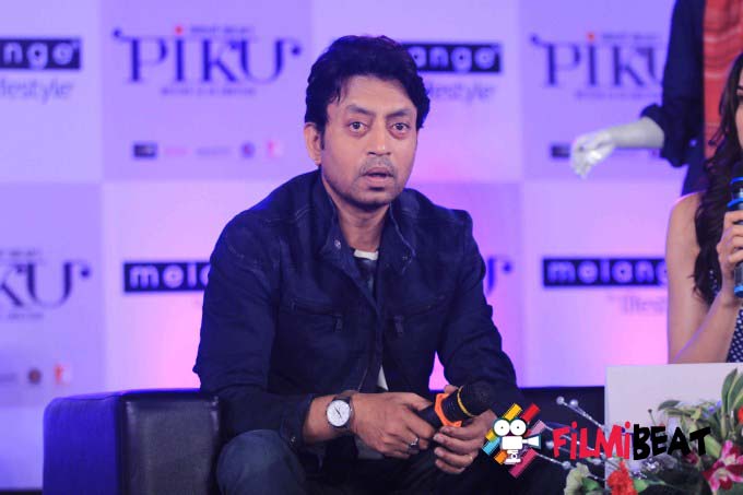Deepika Padukone, Irrfan Khan Promotes 'Piku' Movie