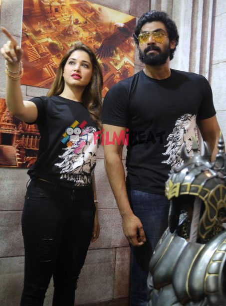 Rana Daggubati And Tamannaah Bhatia At Bangalore Comic Con