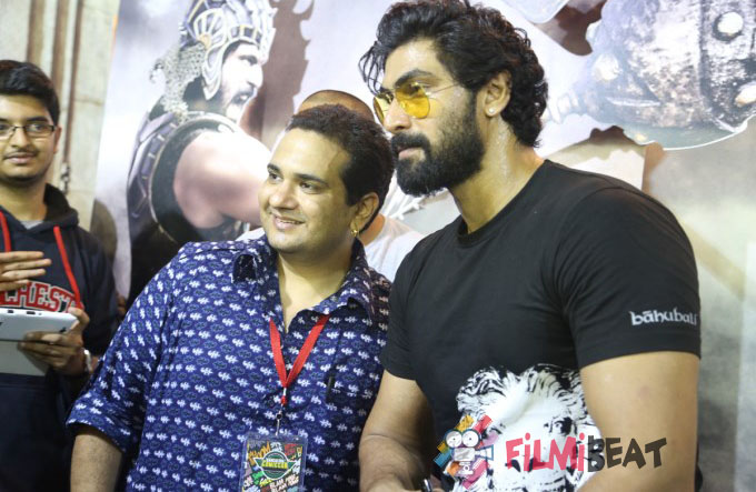 Rana Daggubati And Tamannaah Bhatia At Bangalore Comic Con