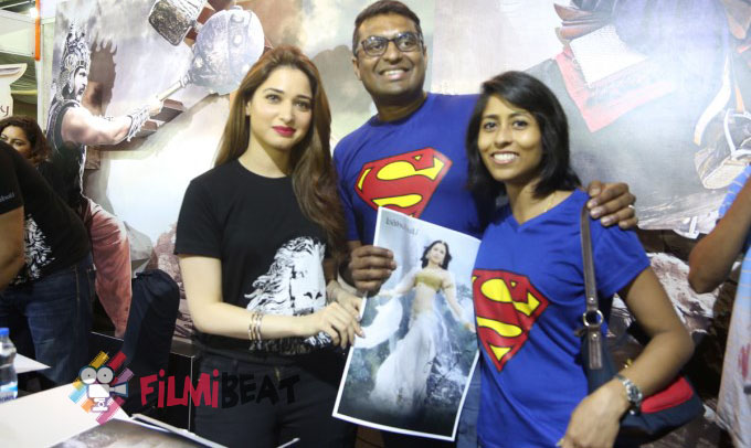 Rana Daggubati And Tamannaah Bhatia At Bangalore Comic Con
