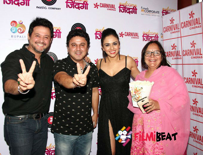 Premiere Of Marathi Film Welcome Zindagi At Metro Cinemas In Mumbai