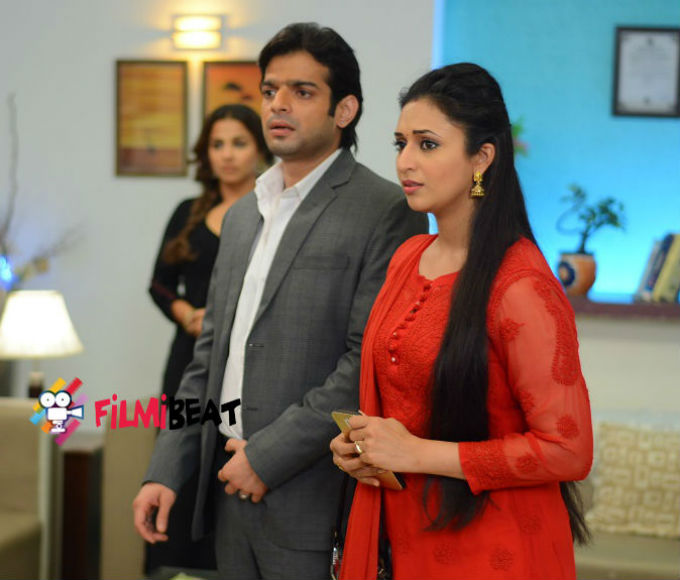 Vidya Balan on the sets of Ye Hai Mohabbatein