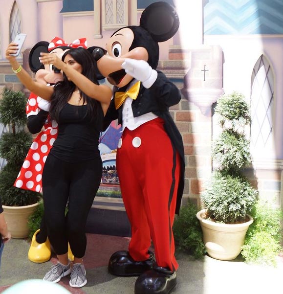 Kim Kardashian Celebrated North West 2nd Birthday At Disneyland