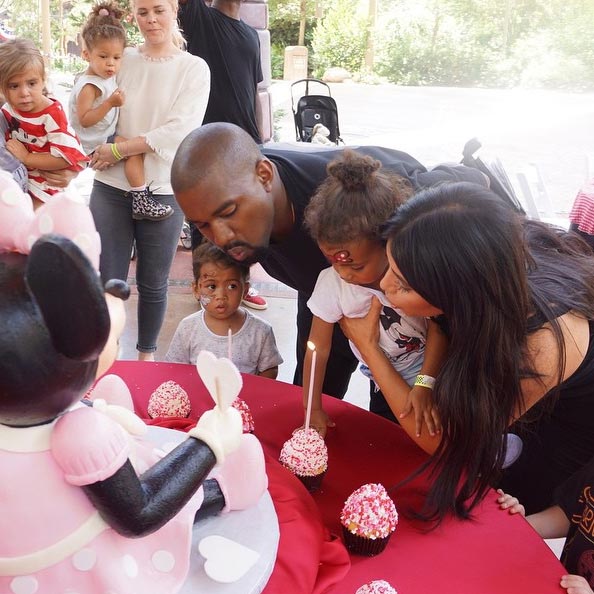 Kim Kardashian Celebrated North West 2nd Birthday At Disneyland