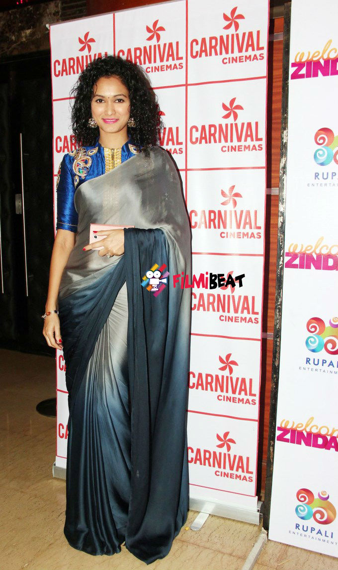 Premiere Of Marathi Film Welcome Zindagi At Metro Cinemas In Mumbai