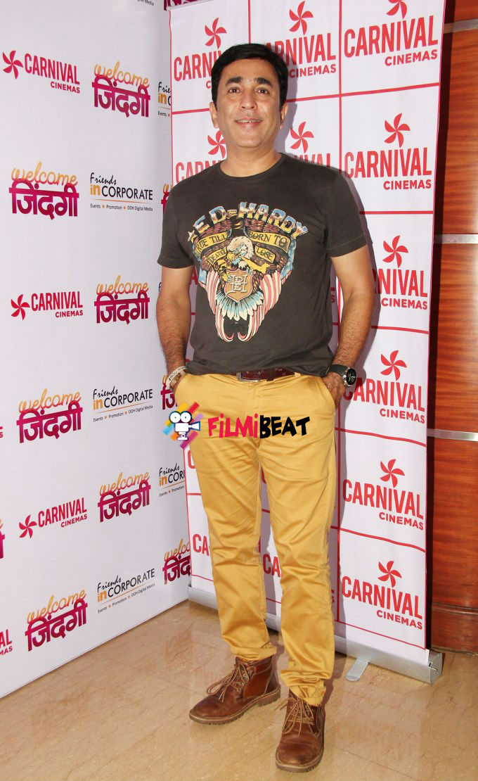 Premiere Of Marathi Film Welcome Zindagi At Metro Cinemas In Mumbai