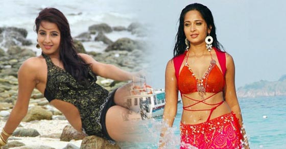 South Indian Actress At Beach