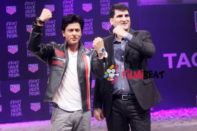 Shahrukh Khan Launches Tag Heuer's Don't Crack Under Pressure initiative