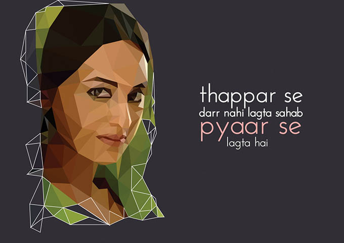 Fan Made Bollywood Illustrations With Famous dialogues