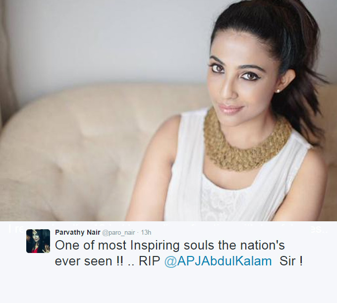 Celebrities Pay Homage To APJ Abdul Kalam