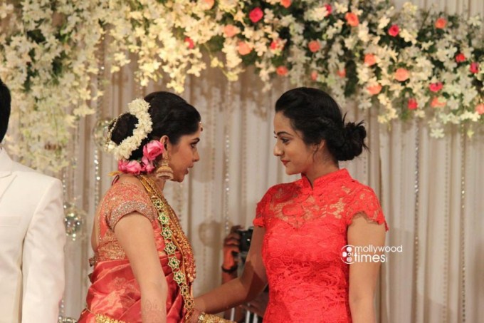 Actress Muktha Bhanu Wedding Reception