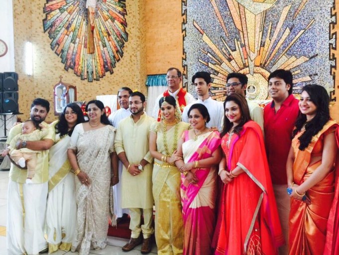 Actress Muktha Bhanu Wedding Reception