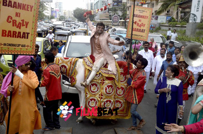 Promotion of film Baankey Ki Crazy Baraat