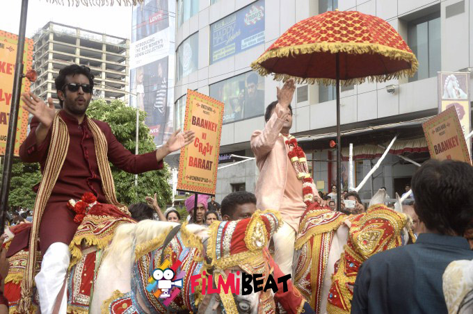 Promotion of film Baankey Ki Crazy Baraat