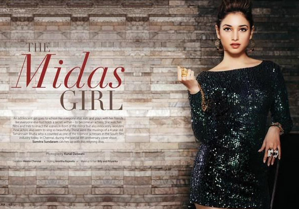 Tamannaah Bhatia Photoshoot For JFW Magazine 2015