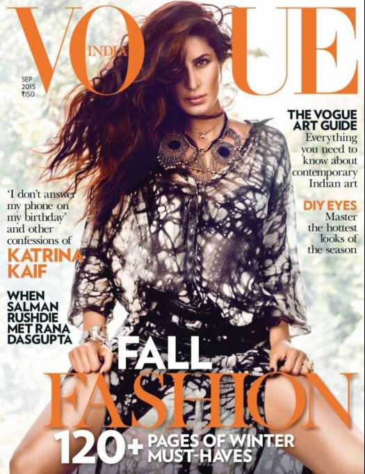 Katrina Kaif On The Cover Of Vogue India September 2015