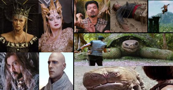 Puli Movie Scenes Copied From Hollywood Movies