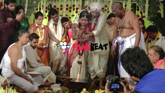 Prajwal Devaraj and Ragini Chandran Wedding