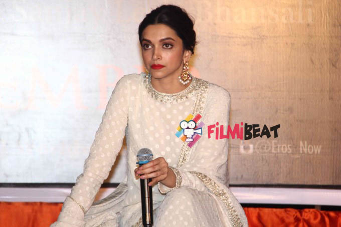 Deepika Padukone Launches Bajirao Mastani Poster