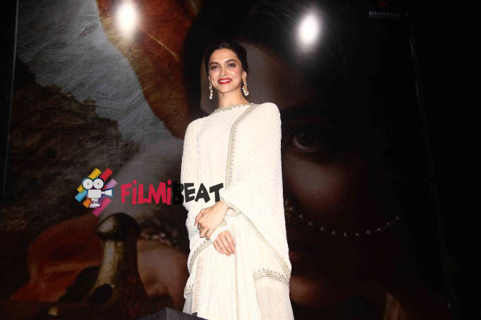 Deepika Padukone Launches Bajirao Mastani Poster