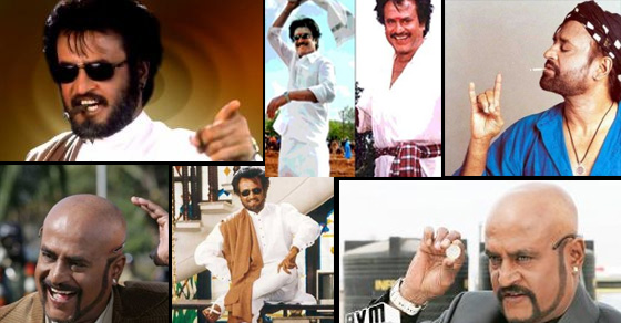 Trade Mark Signature Style of Superstar Rajinikanth