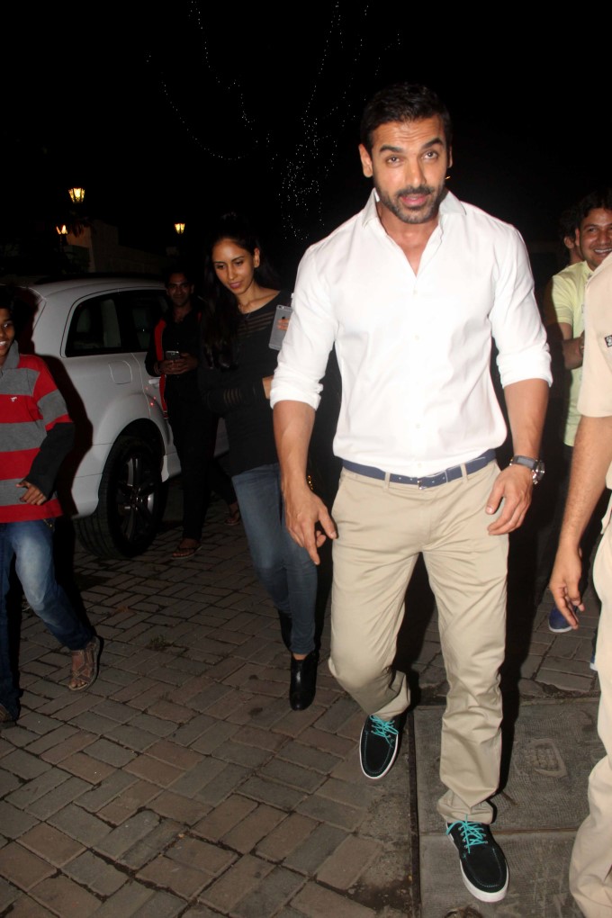 EXCLUSIVE - John Abraham Spotted With His Wife Priya Runchal