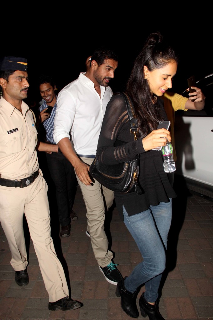 EXCLUSIVE - John Abraham Spotted With His Wife Priya Runchal