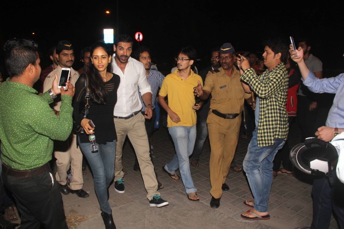 EXCLUSIVE - John Abraham Spotted With His Wife Priya Runchal