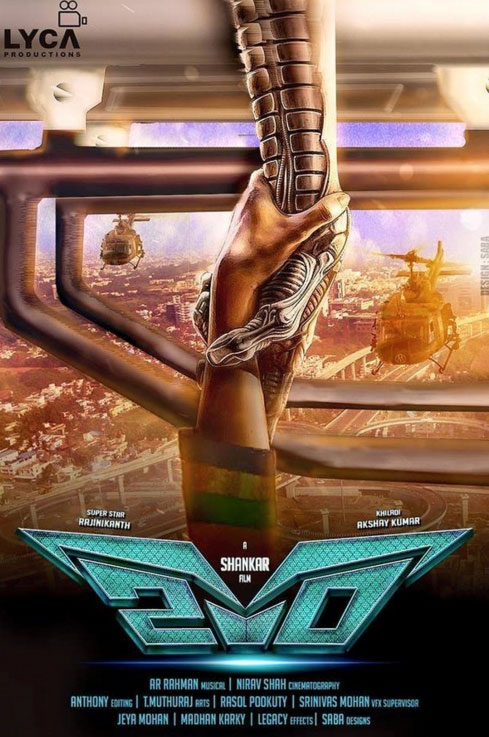 Fan Made Poster of Rajinikanth's Enthiran 2.0