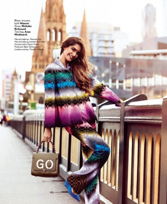 Sonam Kapoor Photoshoot For Vogue January 2016