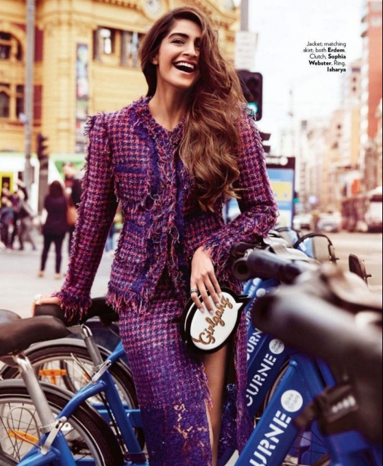 Sonam Kapoor Photoshoot For Vogue January 2016