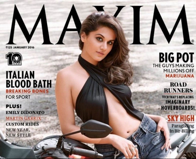 Taapsee Pannu Photoshoot For Maxim Magazine January 2016