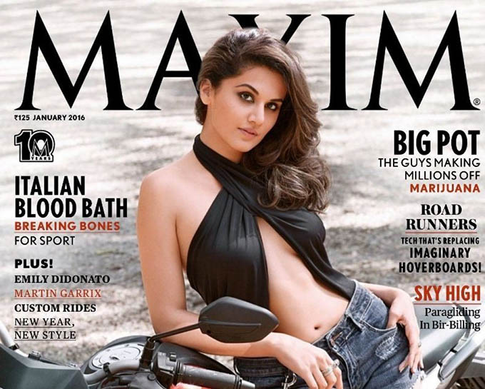 Taapsee Pannu Photoshoot For Maxim Magazine January 2016