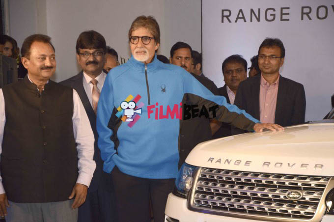 Amitabh Bachchan Attends Delivery Ceremony Of Range Rover