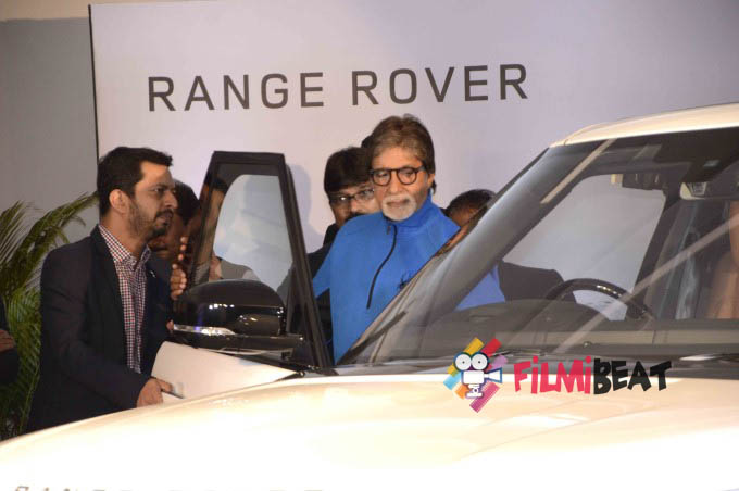 Amitabh Bachchan Attends Delivery Ceremony Of Range Rover