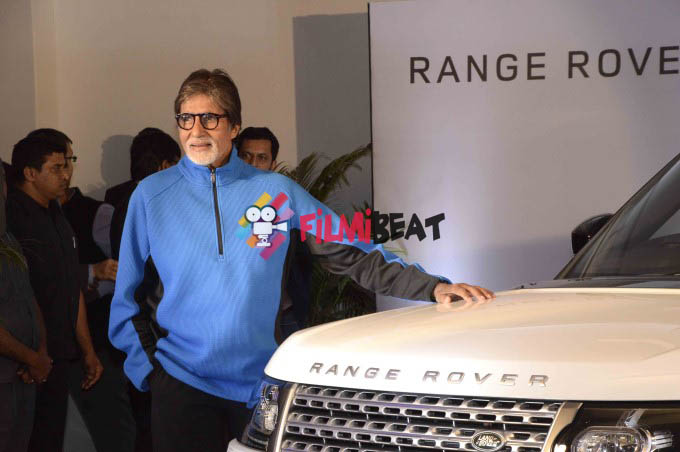 Amitabh Bachchan Attends Delivery Ceremony Of Range Rover