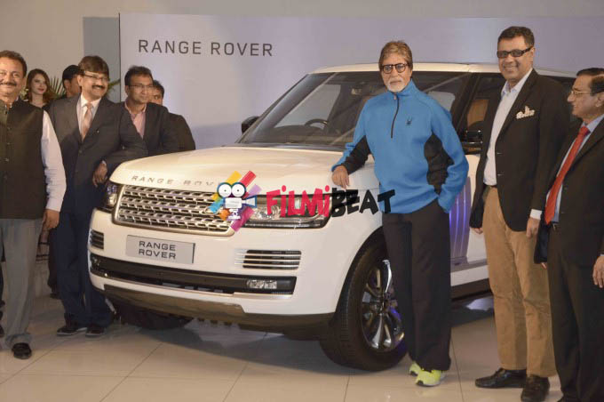 Amitabh Bachchan Attends Delivery Ceremony Of Range Rover