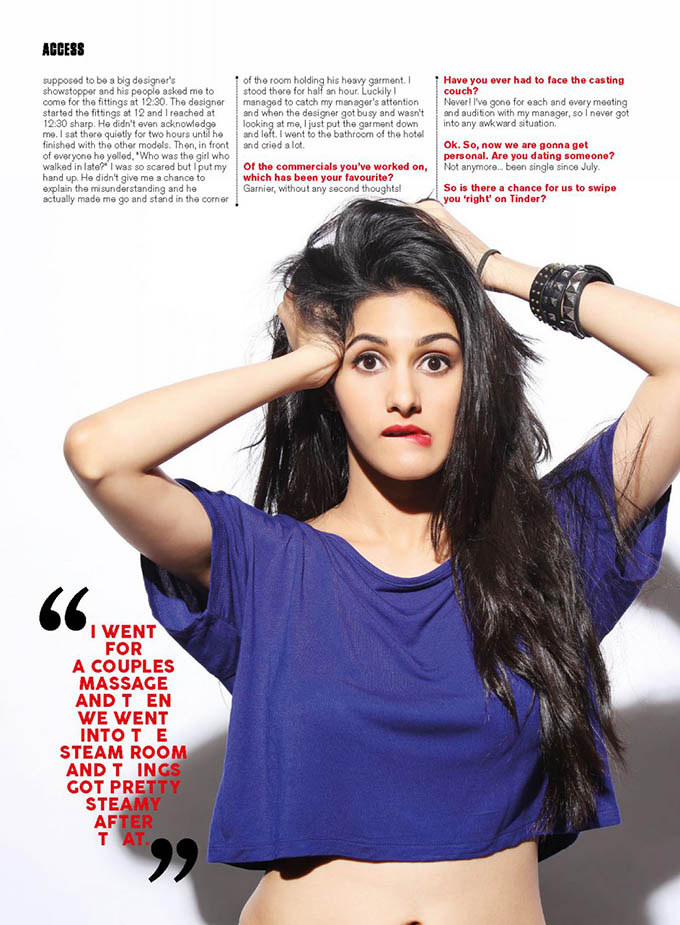 Amyra Dastur Photoshoot For FHM India Magazine February 2016