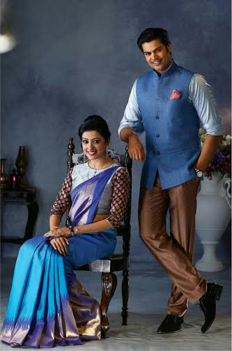 Ganesh Venkatram Photoshoot For Pachaiyappas Silks