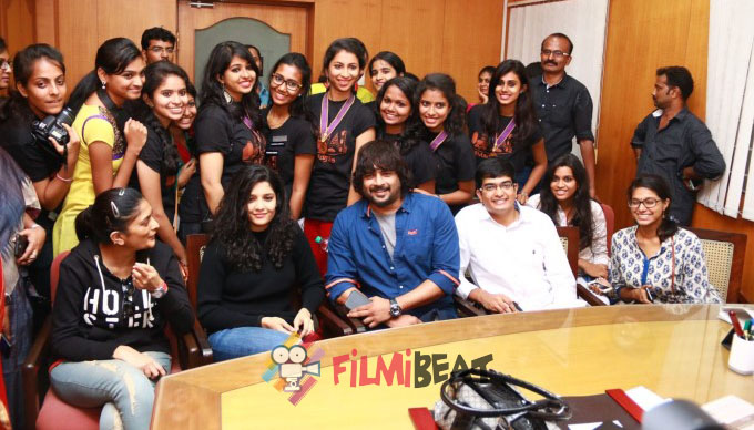 Irudhi Suttru Team At Ethiraj College For Irudhi Suttru Promotions