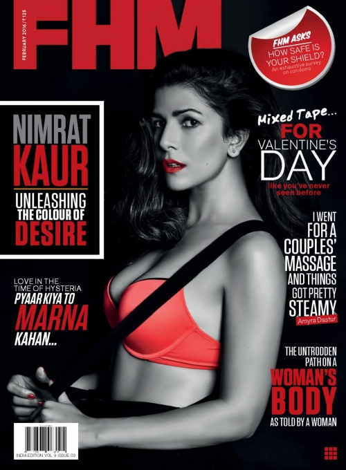 Nimrat Kaur Poses For FHM Magazine Februaury 2016 India