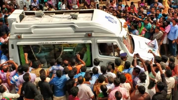 Actor Kalabhavan Mani Funeral