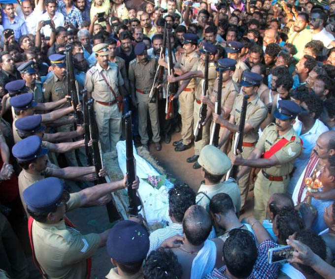 Actor Kalabhavan Mani Funeral