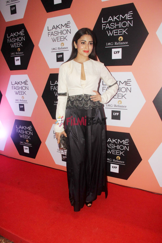 Shriya Saran At Lakme Fashion Week 2016