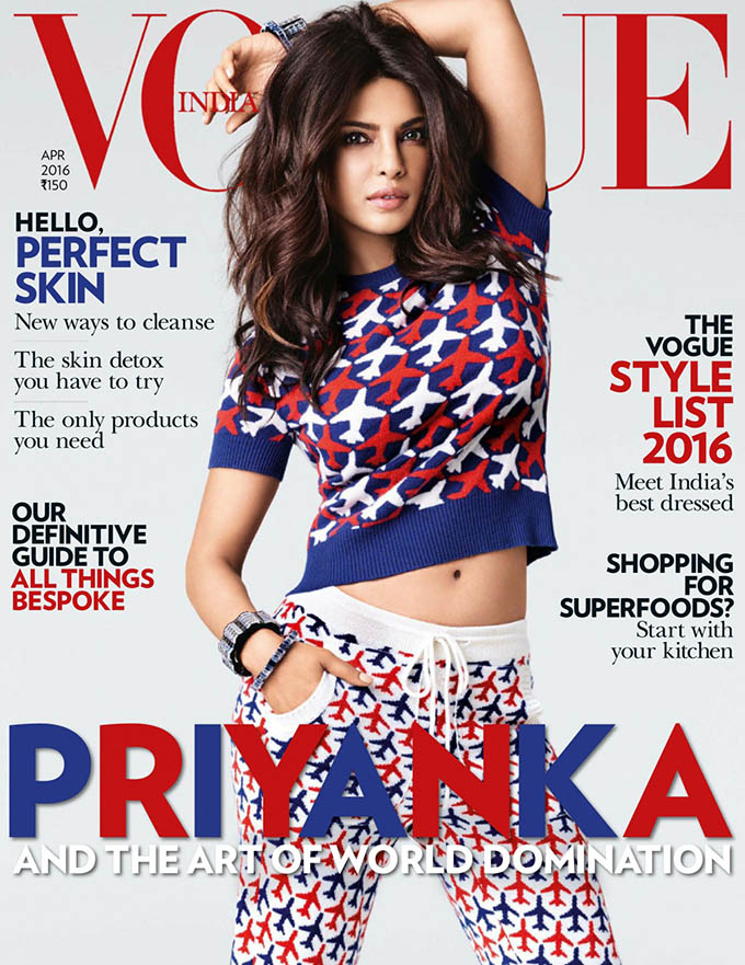 Priyanka Chopra Vogue Photoshoot 2016