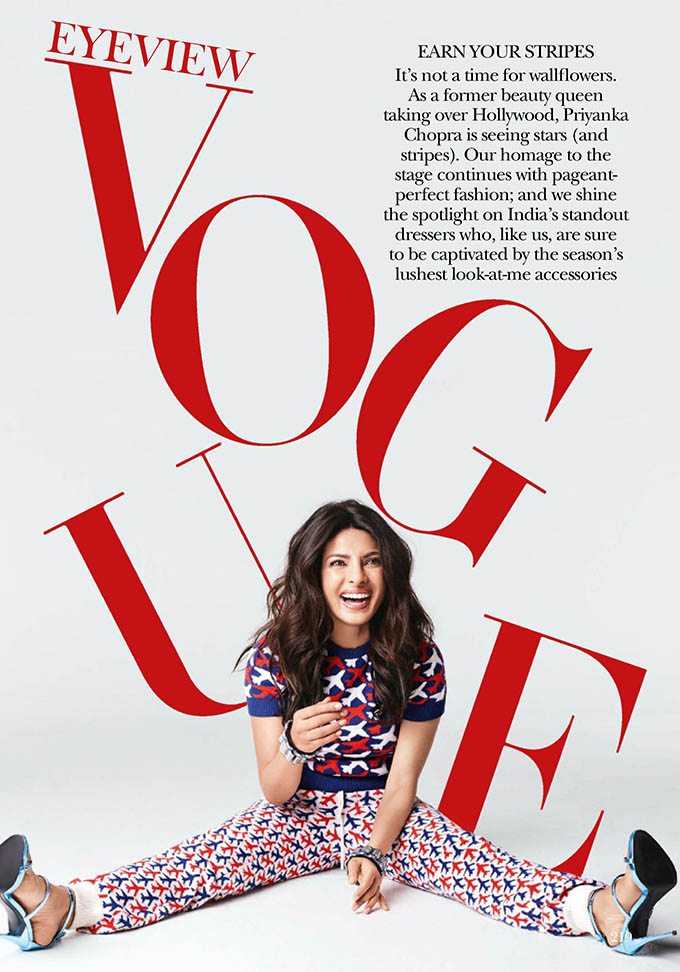 Priyanka Chopra Vogue Photoshoot 2016