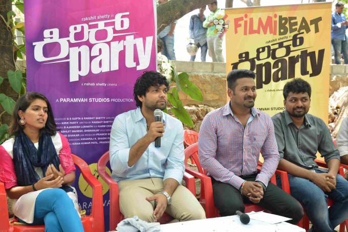 Rakshit Shetty Kirik Party Movie Launch